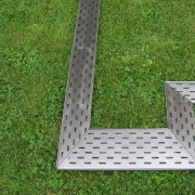 Edelstahl Schlitzrost V2A