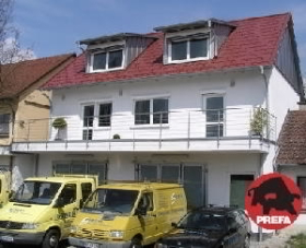 Musterhaus mit Prefa Dacheindeckung