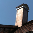 Kaminverkleidung mit Hut