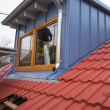 Gaupenverkleidung Falzonal blau
